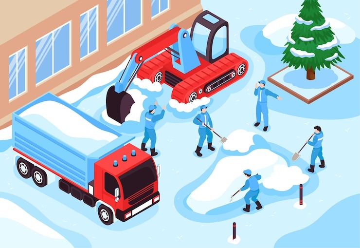 Get commercial snow removal services this winter.