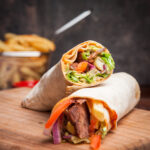 Shawarma Wrap With Fresh Veggies at Dubai Shawarma Station